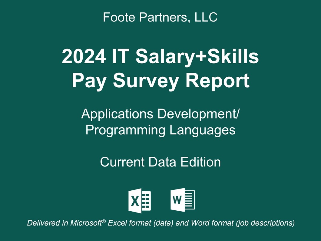 2024 IT Salary+Skills Pay Survey Report: Applications Development
