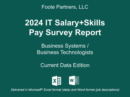 2024 IT Salary+Skills Pay Survey Report: Business Analysts/Business Technologists