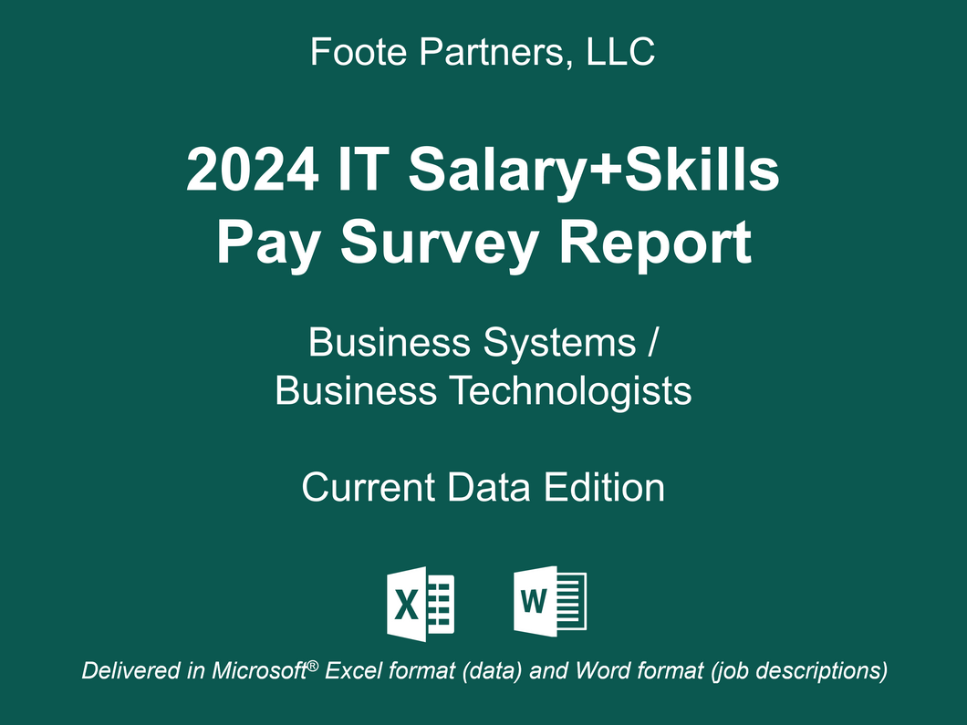 2024 IT Salary+Skills Pay Survey Report: Business Analysts/Business Technologists