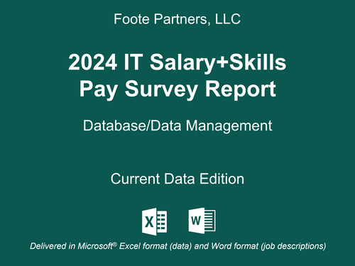 2024 IT Salary+Skills Pay Survey Report: Database/Data Management