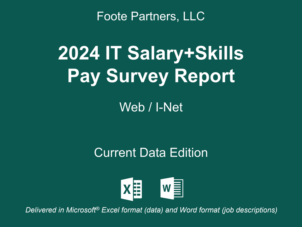 2024 IT Salary+Skills Pay Survey Report: Web/I-net
