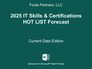 2025 IT Skills & Certification HOT LISTS Forecast (free to customers only)