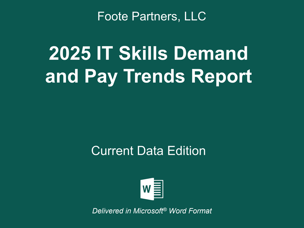 2025 IT Skills Demand and Pay Trends Report (free to existing customers only)