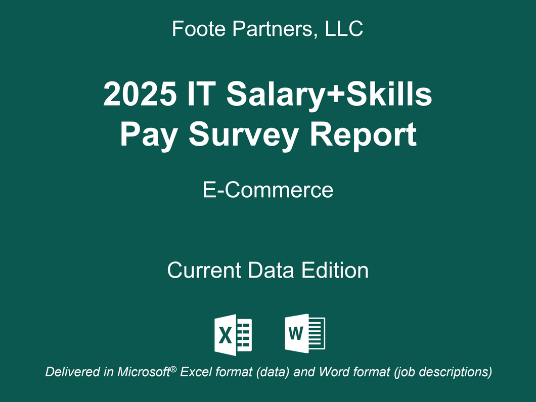 2025 IT Salary+Skills Pay Survey Report: E-commerce